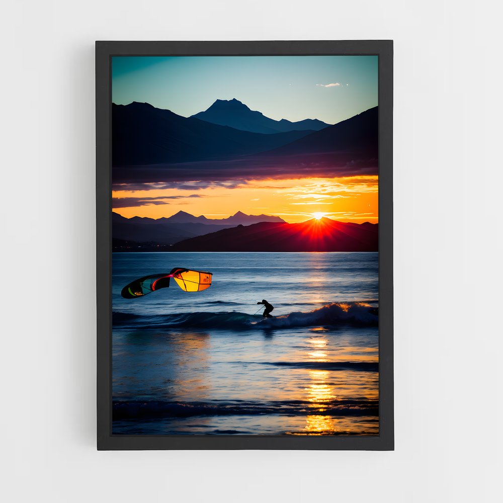 Poster Fortaleza world – affiche Kitesurf (vue 2)